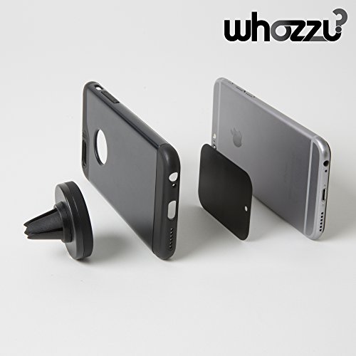 Phone-Holder-Magnetic-Car-Mount-for-Air-Vent-Moneyback-Guarantee-works-with-all-Mobile-Phones-Iphone-6-6-plus-5-5s-5c-4-4s-Samsung-Galaxy-S6-S5-S4-Note-4-3-and-all-Other-Smartphones-GPS-Devices-Whozzu