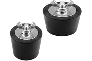 Changyeah 2 Stück Pool Einlaufdüse Winterstopfen Pool Gummistopfen Verschlussstopfen für Pool-Einlaufdüsen Durchmesser 38mm/51mm Pool Winterstopfen Winter Pool Zubehör