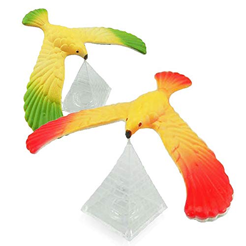 Preisvergleich Produktbild Lomsarsh New Amazing Balancing Eagle Mit Pyramidenständer Magic Bird Schreibtisch Kinder Spielzeug Spaß Lernen Pädagogisches Spielzeug