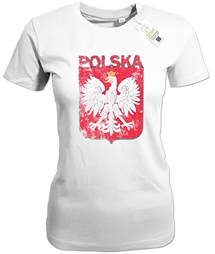 POLSKA VINTAGE – POLEN – Weiss – WOMEN T-SHIRT by Jayess Gr. XXL