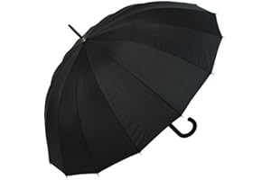 iX-brella Long - hochwertiger Stockschirm 16-teilig mit Automatik sturmfest