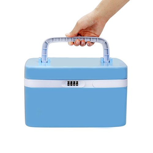 Medizinbox tragbare Verbandskasten mit Passwortschutz und süß Design, auch als Aufbewahrungbox - 6