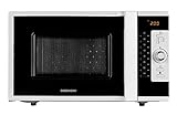Mikrowelle mit Grill- und Heißluft-Funktion, 5 Automatikprogrammen, Timer und 28 Litern Fassungsvermögen. 2.700W Leistung und Dampfreinigungs-Funktion.