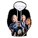 Produktbild CCTXUE Unisex 3D Druckten Kapuzenpullover Langarm Pullover Grafik Polyester Spandex Tops Hooded Sweatshirt Kapuzenjacke Rundkragen Fast & Furious M