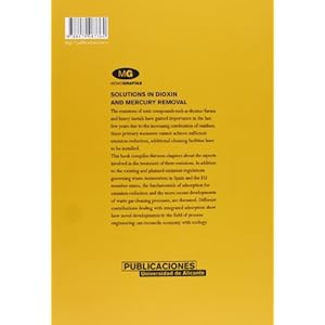 Solutions in dioxin and mercury removal (Monografías)