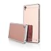 Produktbild EGO® Luxus Back Case Schutzhülle Spiegel für Sony Xperia Z3 Kupfer Silikon Schutz Hülle Mirror Effect leicht und elastisch Handy Tasche Back Cover Bumper