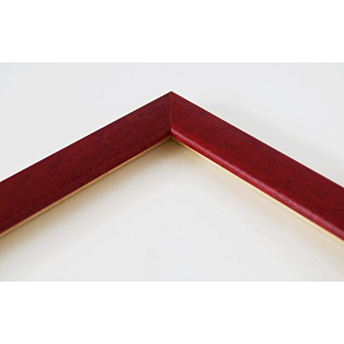 Spiegel Wandspiegel Badspiegel – Hannover 2,4 – Dunkel – Rot – 200 Größen zur Auswahl – handgefertigt – 40 x 60 – FM – Modern, Vintage - 4