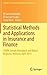 Produktbild Statistical Methods and Applications in Insurance and Finance: CIMPA School, Marrakech and Kelaat M’gouna, Morocco, April 2013 (Springer Proceedings in Mathematics & Statistics)