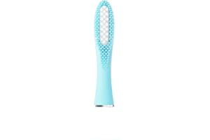 FOREO ISSA - Testina ibrida Wave, in silicone e setole polimeriche, 6 mesi, resistente, sostituibile, colore: menta