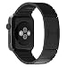 Produktbild trop saint Armband Apple Watch (42mm) Verstellbarem Edelstahl Gliederarmband - Schwarz - Stahlband Adapter, Wristband Strap, Uhrenarmband Für iWatch 1/2/ 3/ Edition/Sport