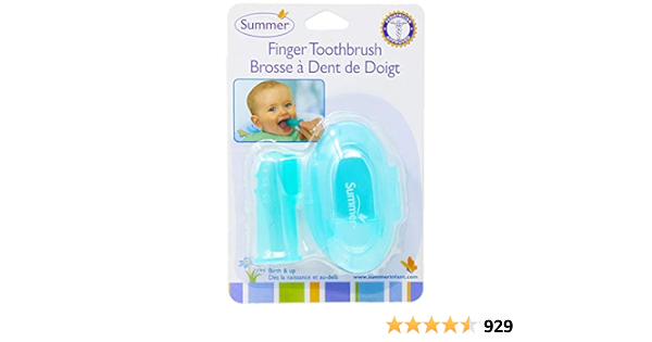 summer infant finger toothbrush