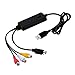 Produktbild Top-Longer USB Audio/Video Grabber Videokonverter / VHS - Videoadapter zur Nachbearbeitung / Vhs Dvd Kombigerät Videos digitalisieren.