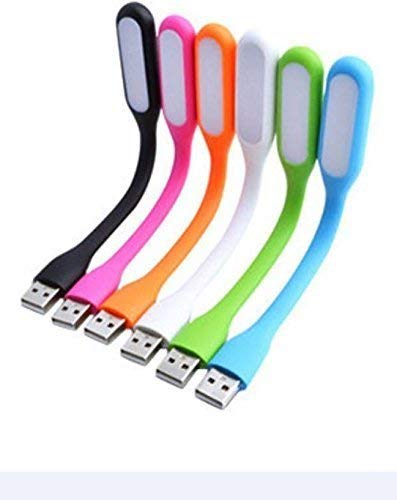 Aryshaa Combo Pack of 5 Piece Flexible, Portable, Bendable USB LED Lights for Your Laptop (Colour May Vary)