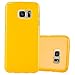 Produktbild Cadorabo Hülle für Samsung Galaxy S7 - Hülle in Jelly GELB – Handyhülle aus TPU Silikon im Jelly Design - Silikonhülle Schutzhülle Ultra Slim Soft Back Cover Case Bumper
