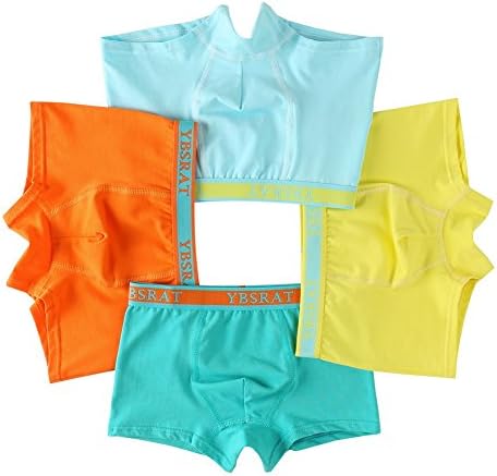 Usex Sense 12 Pack Boys Boxer Shorts Kids Underpants Soft Cotton Underwear Children Briefs for 2-10 Years