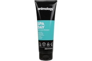 Animology Spa Day Dog Shampoo 250ml | Easy Rince |PH Balanced | Deodorising | Multi Vitamins Oatmeal, Chamomile & Argan Oil | 100% Vegan and Recyclable (14ANI71)