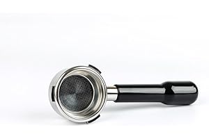 CAPFEI Portafiltro senza fondo 58 mm 3 orecchie per macchine espresso Calphalon Temp IQ Nero