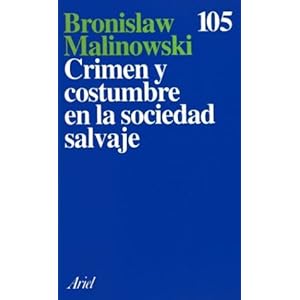 Crimen y costumbre en la sociedad salvaje