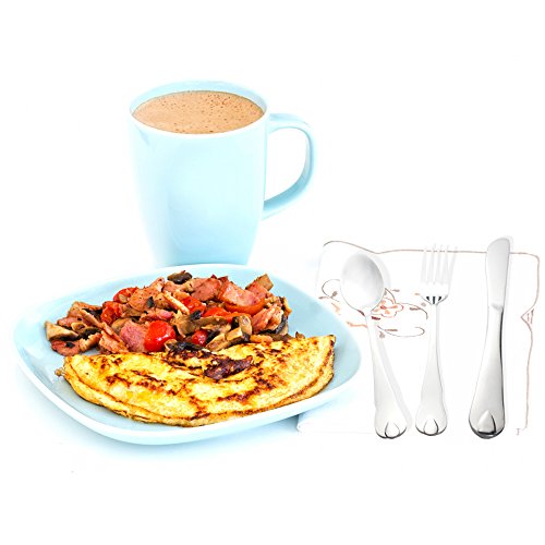 AckMond 3-teiliges Edelstahl-Spielraum, Reisebesteck und Campingbesteck - 4