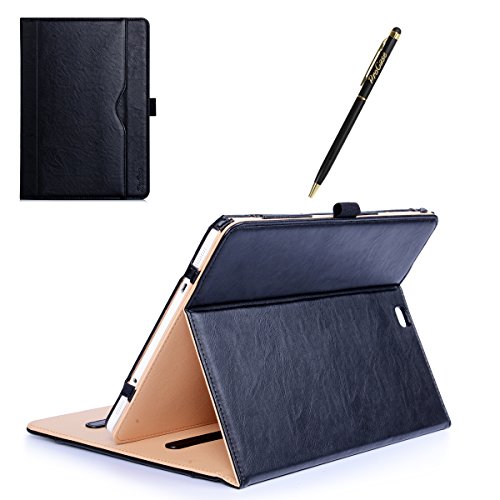 ProCase Samsung Galaxy Tab S3 9.7 Fall, Stand Folio Case Cover für Galaxy Tab S3 Tablette (9,7 Zoll, SM-T820 T825), mit mehreren Betrachtungswinkeln, Dokumentenkarte Tasche -Schwarz - 2