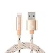 Produktbild EliteSoft Lightning Kabel  3.9ft/1.2M  iPhone Ladekabel - Lebenslange Garantie - Lightning Kabel / iPhone Ladekabel / iPhone 6 Ladekabel / Apple Datenkabel  für  iPhone 7 / 7 Plus / 6 / 6 Plus / 6s / 6s Plus / 5 / 5c / 5s, iPad Pro Air Air 2 mini2 mini3 4th Gen, iPod Nano 7th Gen - iOS 10 - Aluminium Anschlus