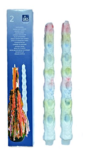 Preisvergleich Produktbild Hillfield® 6 Tropfkerzen bunt