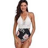 ❤Wir produzieren diesen Monokini mit hochwertigen Materialien, um die Peinlichkeit des beschädigten Monokinis zu vermeiden. Das bedeutet, dass unser Monokini große Elastizität und solide Nähte hat. Wenn wir versuchen, Ihre faszinierende Körperkurve zu zeigen, berücksichtigen wir auch den Schutz Ihrer Privatsphäre. Außerdem hält sich unser Monokini nicht immer an Ihrem Körper im Wasser, was Ihnen ein angenehmes Tragegefühl verleiht. Wunderschönen, sicher und komfortabel. Alle sind wichtig.