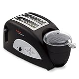 Tefal TT550015 Toast and Egg Two Slice Toaster and Egg Maker, 1200 W - Black (Kitchen &amp; Home)