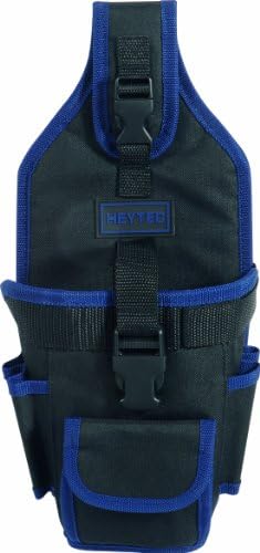 Heytec 50880700100 Belt Pouch for Power Drill, Black/Blue