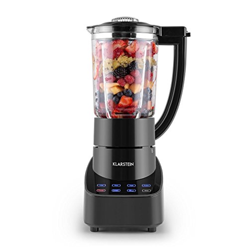 Klarstein • Touch & Go • Standmixer • Küchenmixer • Hochleistungsmixer • Power Blender • 700 Watt • 1,5 Liter-Glaskrug • Edelstahlklingen • Touchsteuerung • 3 Geschwindigkeitsstufen • Puls-Funktion • Icecrusher • geschmacksneutral • Frozen Drink • schwarz - 3