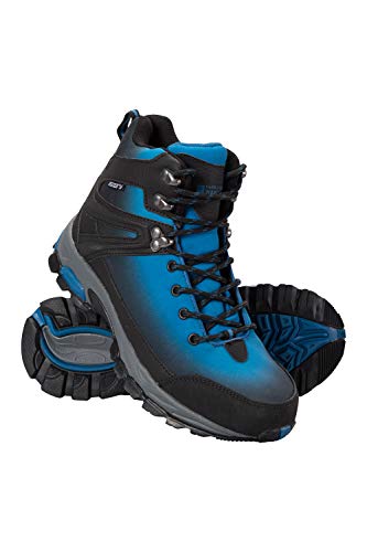 Mountain Warehouse Botas Senderismo Intrepid para Mujer Resistentes al Agua, Softshell - Entresuela Phylon, Forro de Malla, Suela de Goma - para Caminar, Acampar, Viajar Verde Agua 39