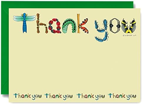 Bugs Thank You Notelets - Pack of 10