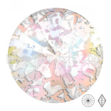I-Beads cristallo Swarovski Rivoli 1122 Crystal White Patina 14 mm (1)