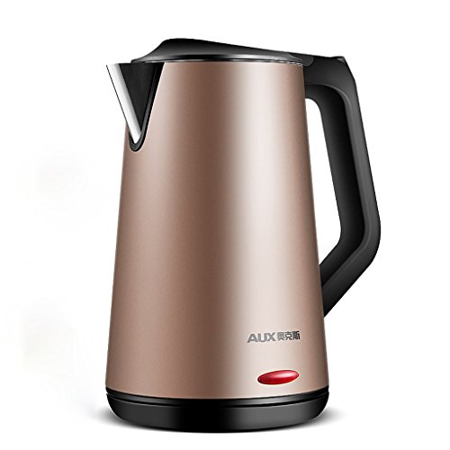 XJRHB Bouilloire lectrique 304 en Acier Inoxydable Isolation Domestique Bouilloire Automatique Mise Hors Tension 200 * 165 * 275mm