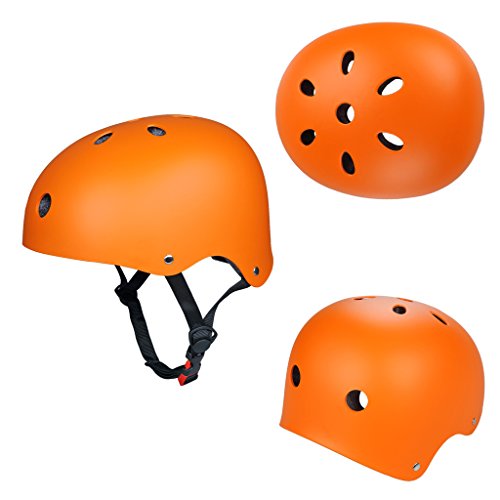 Verbesserung SymbolLife Skate / BMX Helm, Skateboarding Helmet Motorroller Helm fahrradhelm mit Drehrad-Anpassungs Systeme 3 Size (S M L ) geeignet für Kinder / Jugendlicher / Erwachsenen CE TÜV Zulas - 8