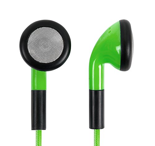 Preisvergleich Produktbild DuraGadget grüne in-ear Kopfhörer / Headphones / Ohrhörer / kraftvoller Stereo Sound, Volumenkontrolle, Mikrofon für LENOVO Tab 4 10 Plus, Tab 4 10, Tab 4 8 Plus, Tab 4 8, Tab 37 Zoll, Lenovo Miix 720, Miix 310, Lenovo Miix 510, Lenovo A10-30, Lenovo Tab 2 A7-20, Lenovo Tab 2 A10-30 und Lenovo Tab 2 A7-10 Tablet PCs