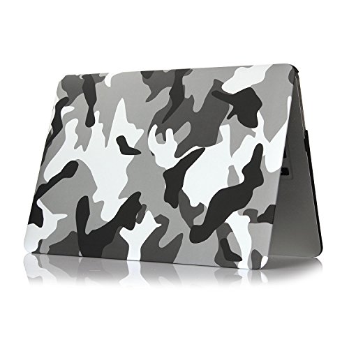 RYGOU Macbook Air 13 „Case, 4 in 1 Camouflage Hard Cover mit Tastatur Skin Screen-Schutz für Macbook Air 13,3 Zoll Modell: A1466 A1369 - 3