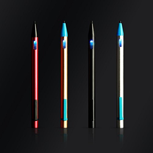 seeme® Active Pen Feiner Präzisions-Eingabestift für iPad, Surface, iPhone und die meisten Android-Tablets, Windows-8- & -10-Tablet-PCs und Smartphones. machinell hergestelltes Aluminium-Gehäuse mit 2,3 mm dicker Langlebiger Spitze - 3