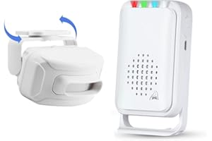 HONETEEK Motion Sensor Detector Door Chime for Business Store Entry Alert, Welcome Buzzer Monitor Doorbell Alarm for Home Elderly (Driveway Version)