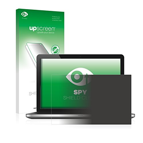 upscreen Spy Shield Clear Blickschutzfolie Notebooks und Netbooks mit 33.3 cm (13.1 Zoll) [290 x 163 mm] - Schutz der Privatsphäre, Kratzfest
