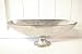 Produktbild Schale oval, auf Fuß, Alu, Aluminium, Aluminiumschale, Pflanzschale, silber, 45cm