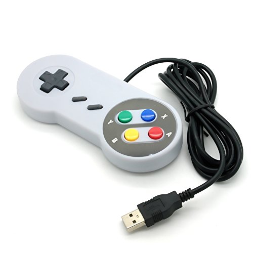 Raspberry Pi 3 Modell B – RetroPie Starterkit – Bestehend aus: Raspberry Pi 3, Micro USB Netzteil 5V / 2,5A, schwarzem Gehäuse, 2x USB 2.0 Controller im SNES Design grau, Toshiba 32GB Class 10 MicroSDHC Speicherkarte + Adapter, 2,0m HDMI Kabel und Kühlkörper-Set by avc-shop - 5
