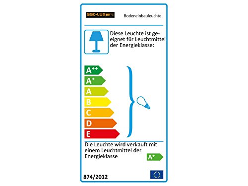 flacher LED-Boden Einbau-Strahler VIROK quadratisch in Edelstahl gebürstet, mit Echt-Glas matt, inkl. GX53 3,5W LED-Leuchtmittel warm-weiß 230V [TOP VORTEILE: hervorragende LICHTQUALITÄT, hoch BELASTBAR, geringe EINBAUTIEFE] - 7