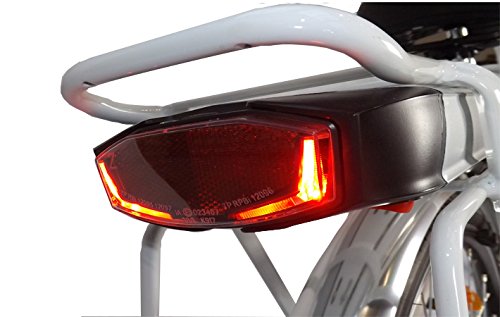 LLobe Erwachsene 28 Zoll City E-bike Blanche, Weiß, 49 cm, 130705 - 8