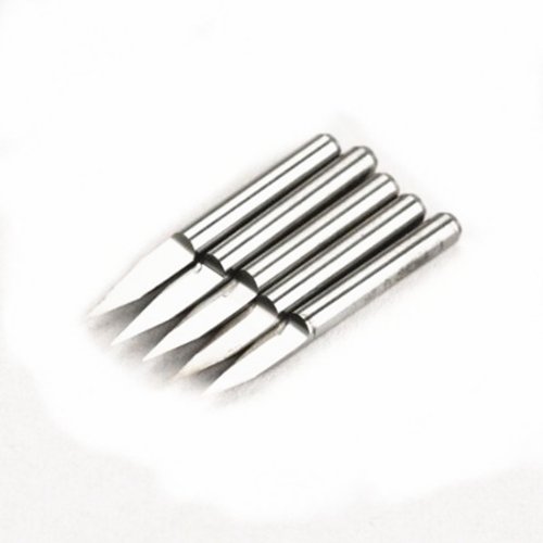 Autek 5 x Hartmetall PCB Gravieren CNC Fräser Bit Werkzeug 30° 0.1 mm J3.3001