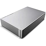 LaCie Porsche Design 8TB USB 3.0 Desktop 3.5 inch External Hard Drive for PC and Mac - Light Grey