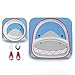 Skip Hop Zoo Melamine Plate and Bowl Set, Shark