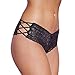 Produktbild Yvelands Damen Lingerie Sexy Erotic Panties Damen Lace aushöhlen Slips Unterwäsche(S,Schwarz)