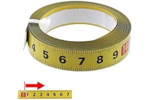 HTYG Metro a nastro-Metrico Misura di Nastro 1-5 Metri di Auto-adesivo-con della colla del Nastro per falegname Uso Domestico-Macchina Da Cucire Sticker (2m in avanti)