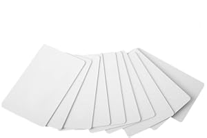 Lazmin EM4100 Smart Access Card, 100pcs 125kHz Classic RFID Proximity Blank White Door Entry Card